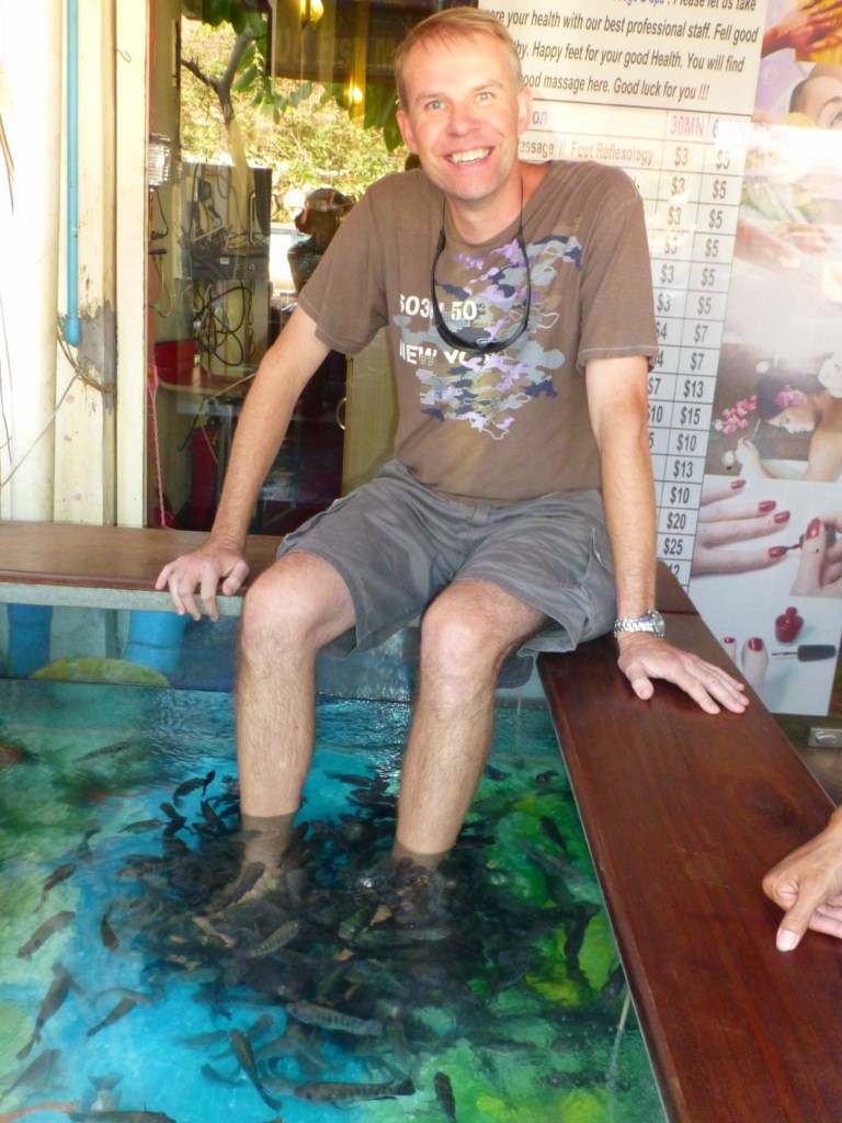 Fish Pedicure very scary !!